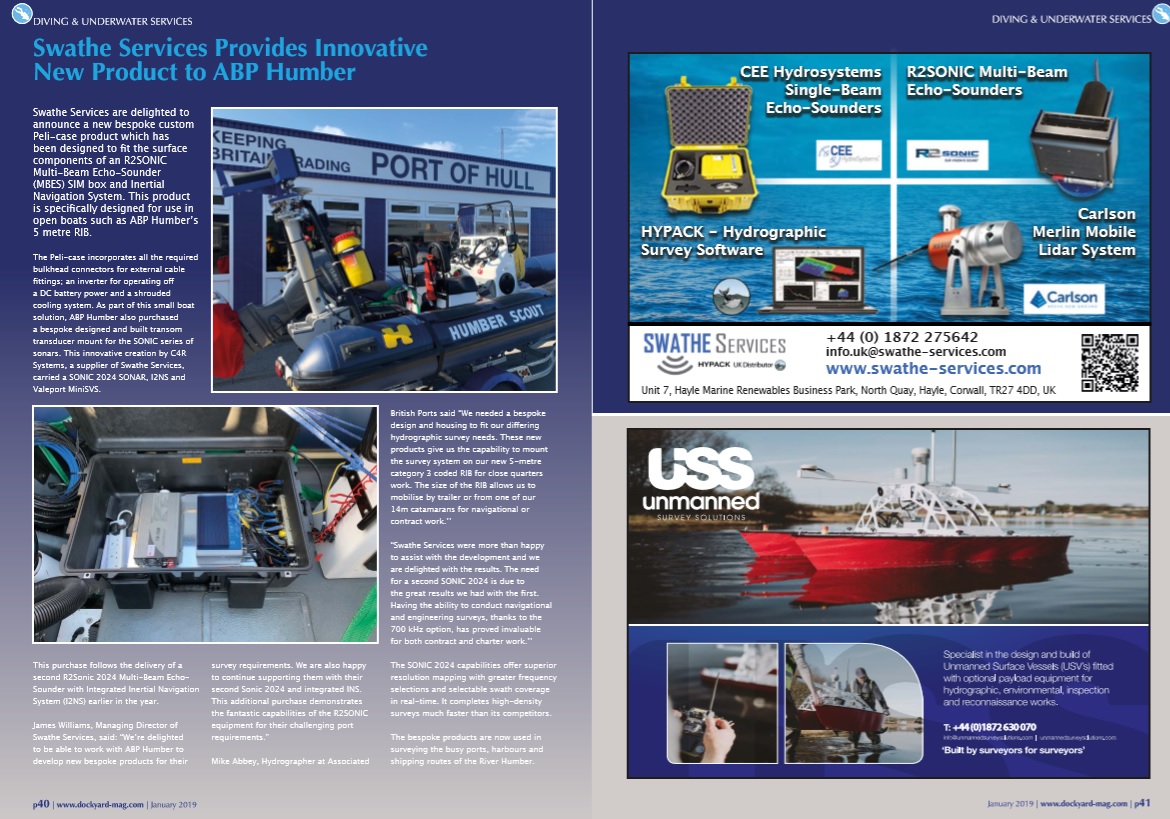 USS Dockyard editorial and Advert
